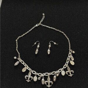 Set of Necklace and earrings from NOLA (New Orleans)
